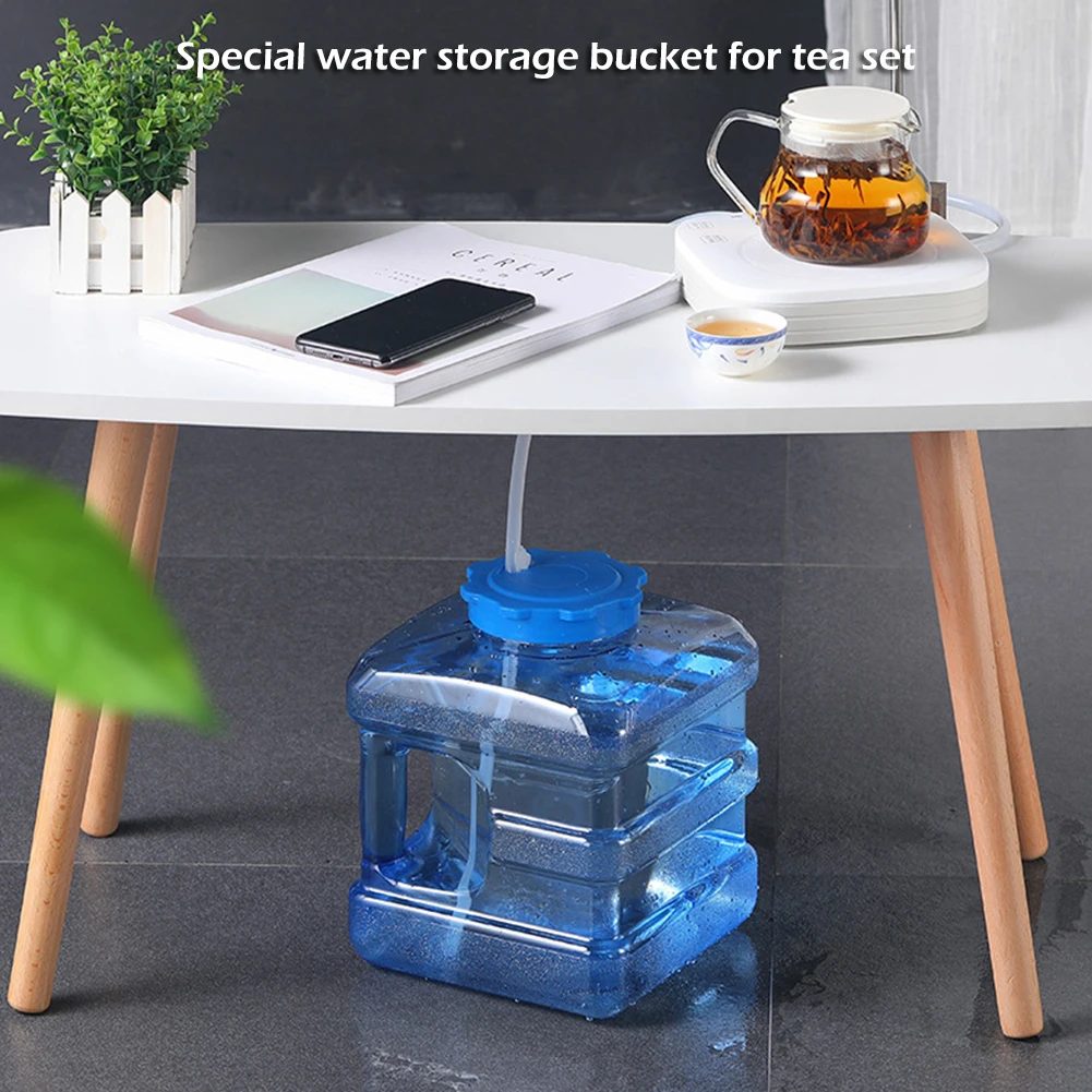 Mineral Water Bottle 5L Water Can Bucket Food Grade PC Container Driving Canister Tank Container with Faucet Camping