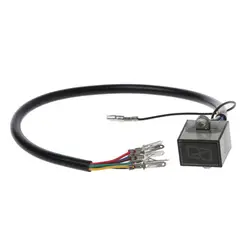 Waterproof Motorcycle Gear Indicator with Digital Display and Shift Sensors (Black)