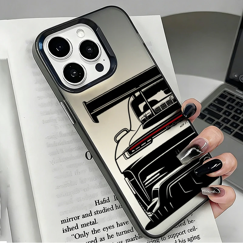Luxury Car Pattern Phone Case Cover - Premium Design s