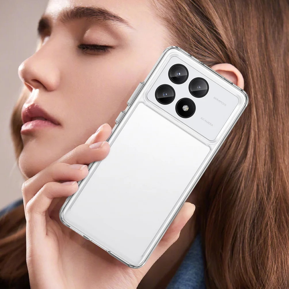 Étui Transparent pour X6 M6 F5 X5 GT X4 M5 F4 POCO C65 C40 C55 M4 Pro F3, housse de téléphone souple et fine en TPU_voghion.com