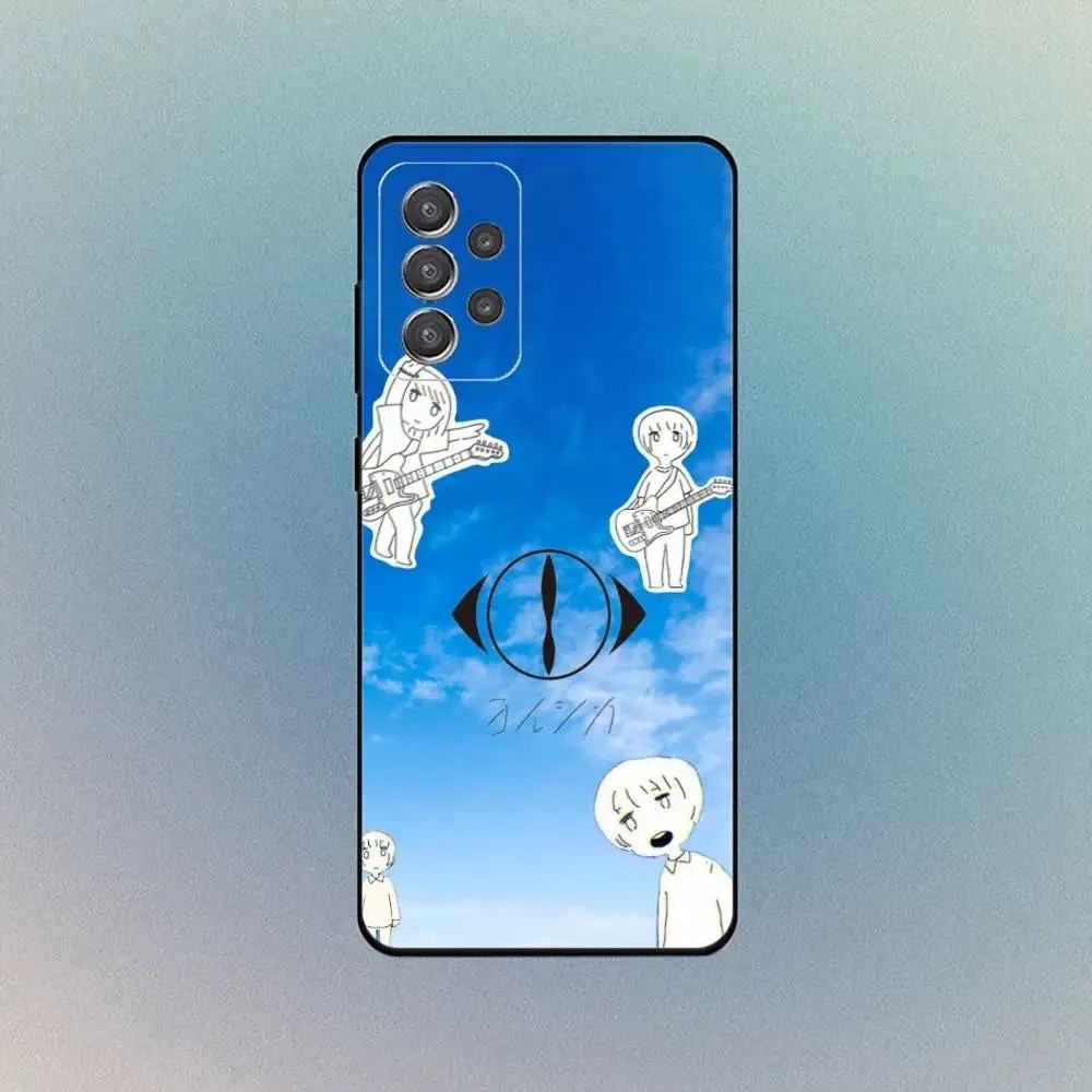 Sleek Black Soft Phone Case Inspired by Band Y-Yorushikas