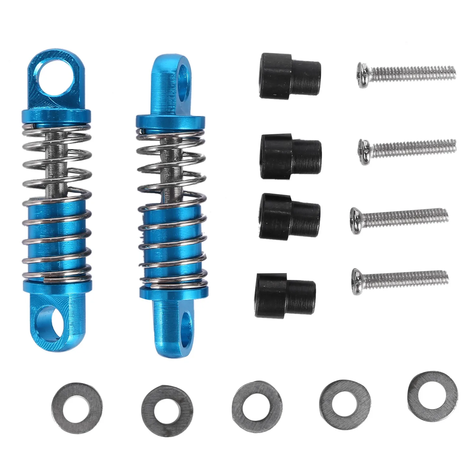 

2Pcs RC Aluminum Shock Absorbers for WLtoys K969 K989 K999 P929 -Blue