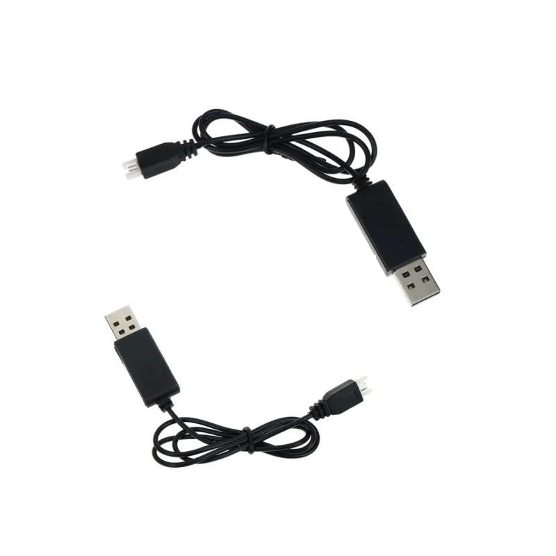 Lot de 2 câbles charge USB XH2.54 pour drones Syma Hubsan 3.7V