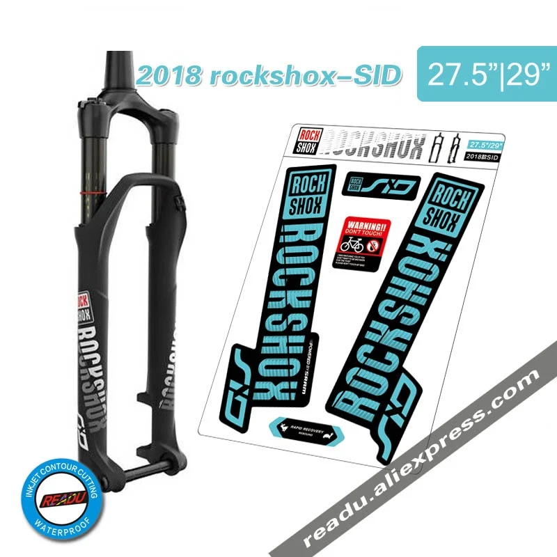 Decalcomania Da Corsa Decorazione Per Bicicletta Adesivi Per Forcella Anteriore Per Bicicletta Rockshox Sid Decalcomanie Per Forcella Anteriore Per Mo