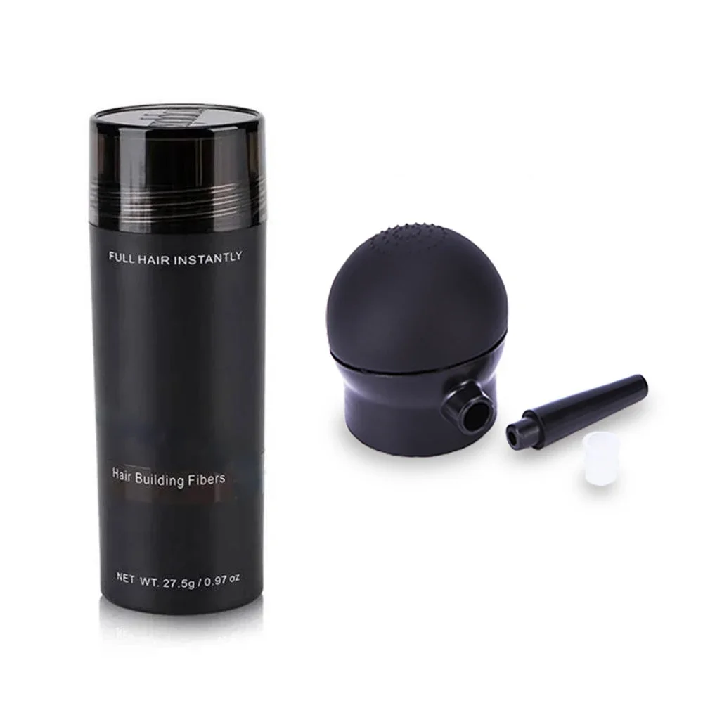 10pcs Hair Fiber Regrowth Powder 27.5g Keratin Original Hair Building Fibers Applicator Spray Pump Growth Product Care hair building powder hair building fibers