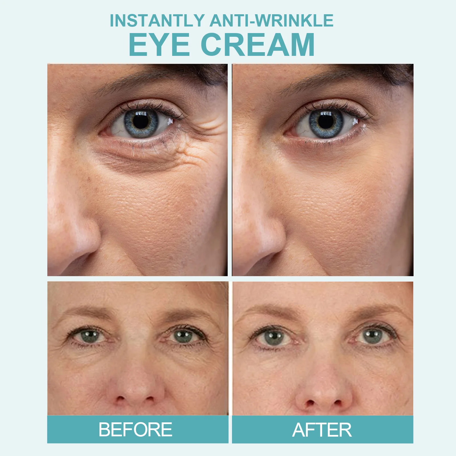 Instant Anti-wrinkle Eye Cream Fade Dark Circles Remove Eye Bags Improve Dullness Moisturizing Firming Tighten Eye Repair Care images - 6