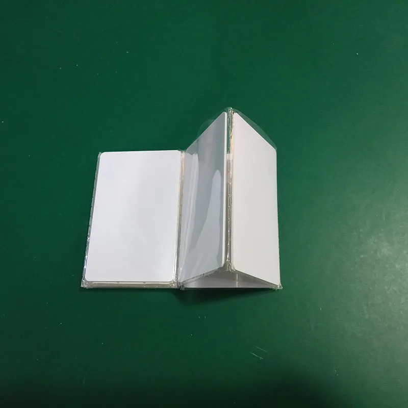 Rfid UHF 6C White PVC Card Size 85.5*54*0.84mm 860-960Mhz Standard Passive Non-contact Long-Distance Electronic Tag