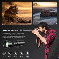 Lightdow 420-800mm f/8.3-f16 Manual Telephoto Zoom Lens for Canon EOS R1 80D T3 T4 T5i T6 Nikon Sony Olympus Pentax DSLR Cameras - Image 3