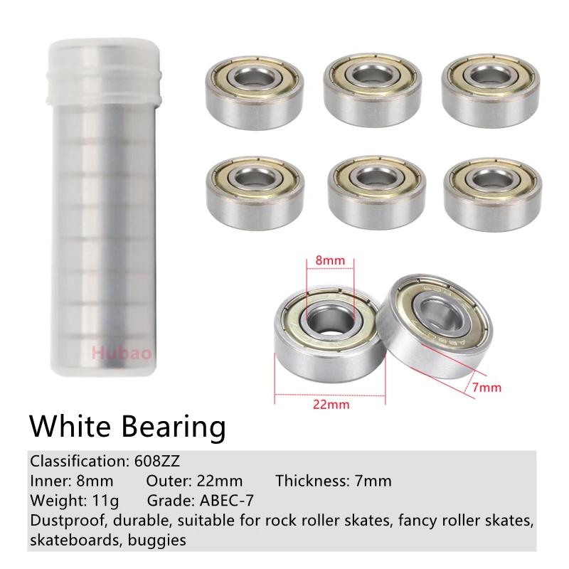  608ZZ RS  ϷƮ , ABEC-9 ILQ-9  , ѷ Ʈ ǵ Ʈ , 8x22x7mm, 10 , 16 