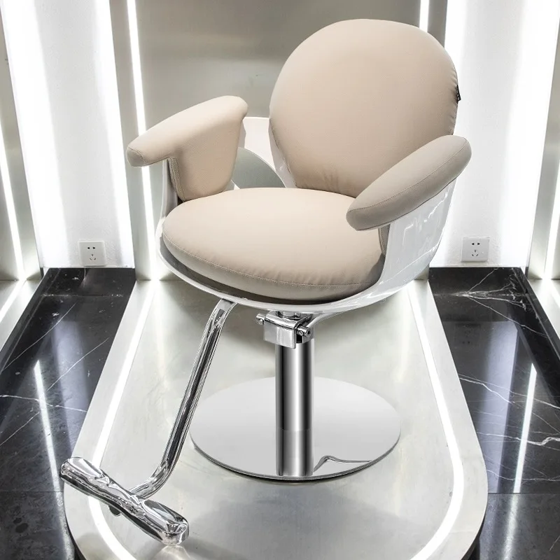 

Online celebrity new hair salon chair high-end hair salon Chaodian electric lifting haircut chair barber shop dyeing stool.