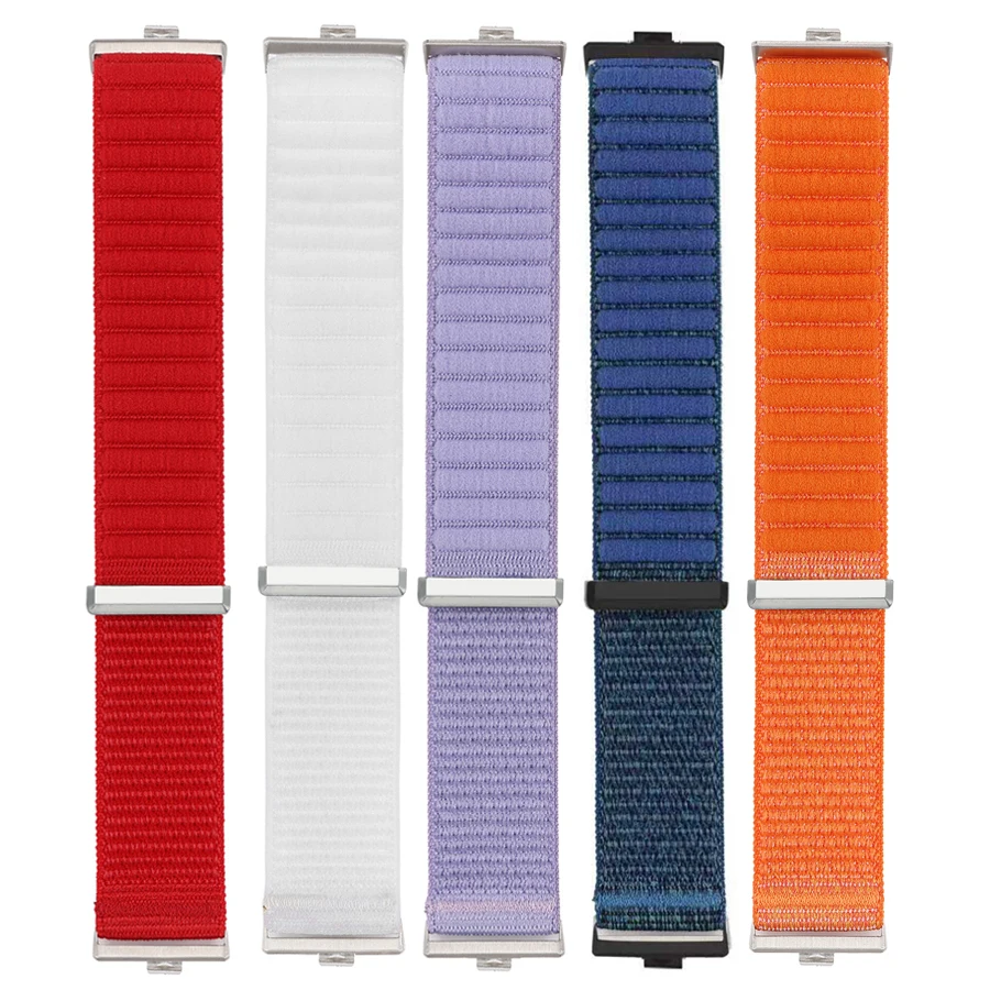 Adjustable Nylon Loop Sport Band - Premium Replacement Strap in Various Colors