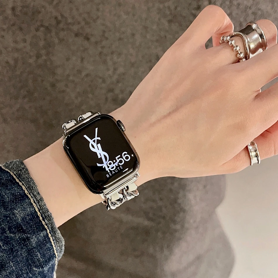 Apple Watch  ݼ Ʈ UItra 8 7 49mm 45mm 44mm iWatch ø 9 6 5 SE 42mm 40mm 38mm Correa    ü ո 