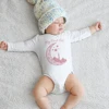 My First Eid Baby Bodysuits Eid Long Sleeve Boys Girls Rompers Infant Jumpsuits 1st Eid Newborn Clothes Baby Ramadan Outfits 1