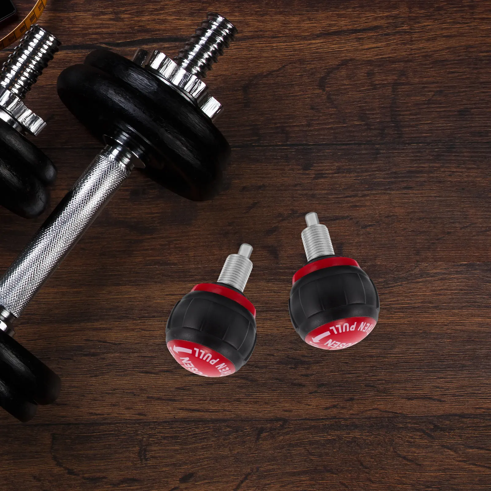 Gym Pin Spring Bench Pull Pin Spring Knob Spherical Rotating Adjustable Locking for Indoor ...