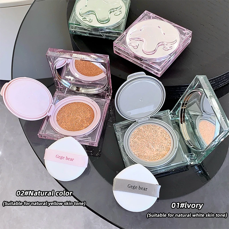 Moisturizing Air Cushion Foundation Light Natural Clear Liquid Brightens Skin Tone BB Cream cushion foundation