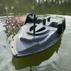 Remote Control GPS Bait Boat 40 Points 500M Auto Driving Return 1.5KG V700 RC Fish Finder Boat With Steering Light For Fishing 1