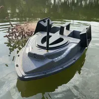 Remote Control GPS Bait Boat 40 Points 500M Auto Driving Return 1.5KG V700 RC Fish Finder Boat With Steering Light For Fishing 1