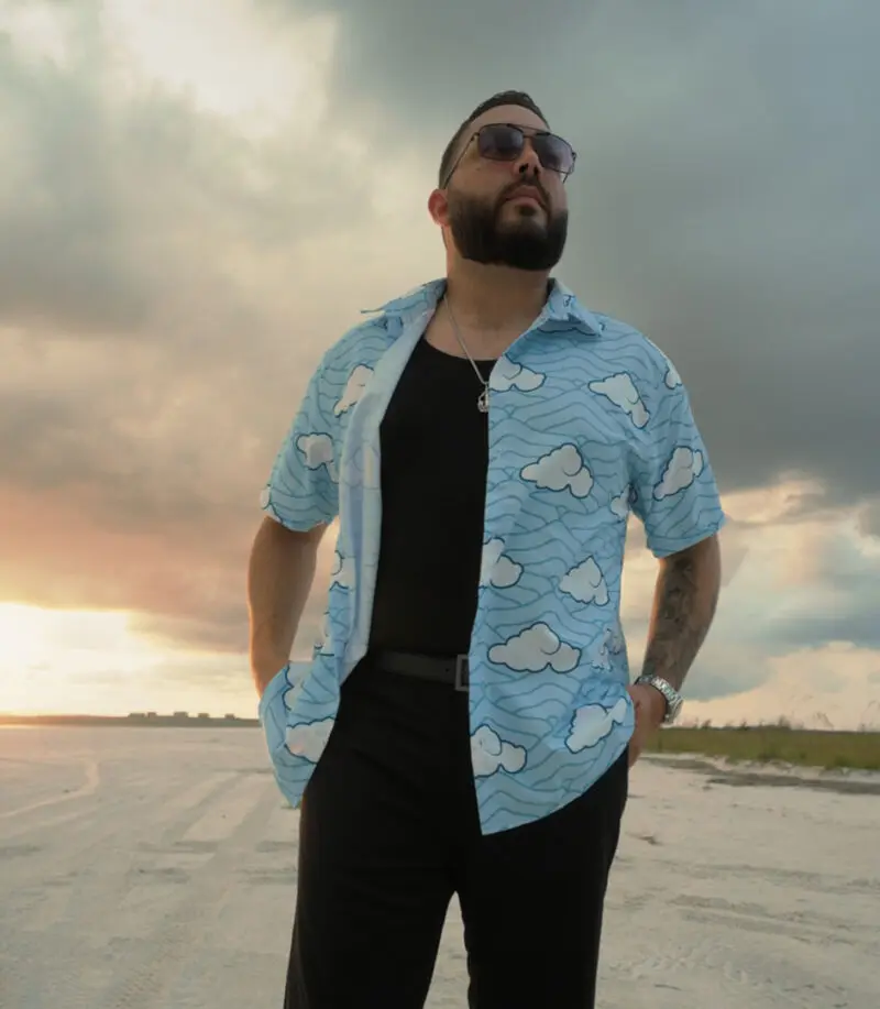 Sakonji Urokodaki Demon Slayer Button Up Hawaiian Shirt Men's Japanese casual shirt summer wear