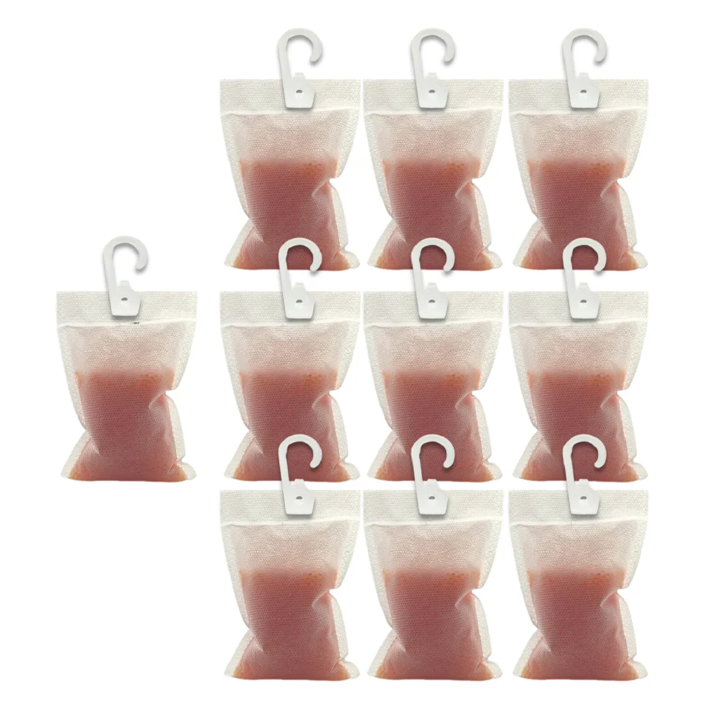 10PCS Moisture Absorber Hanging Bag Moldproof Wardrobe Antihumidity Bags Dry Bag Dehumidification for Closet Indoor Desiccant