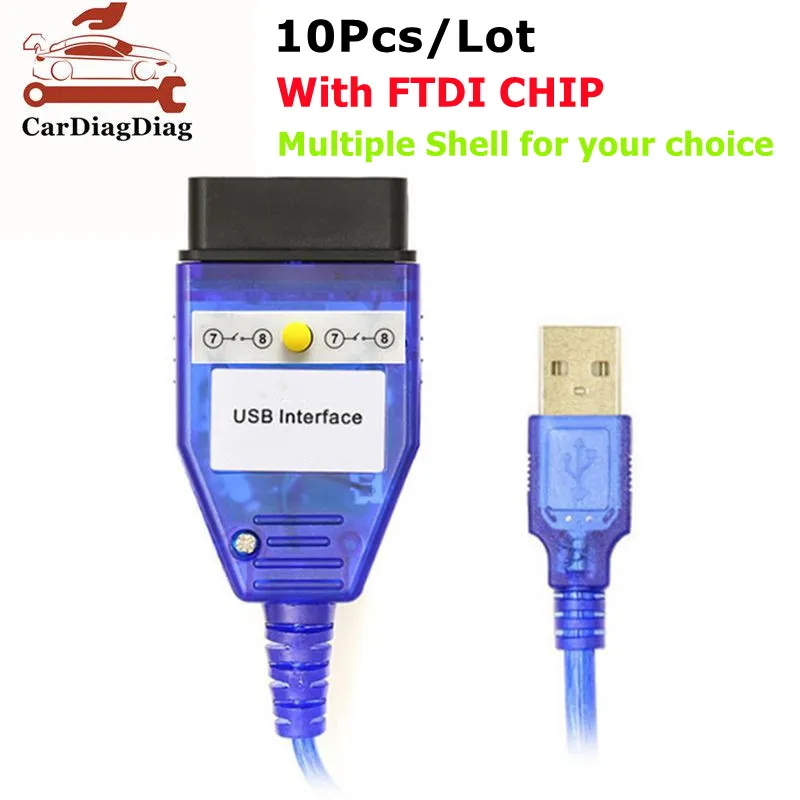 10 Pz/Lotto Per Bmw Inpa K Dcan + K Can Interface Per Bmw Series Con Switch Ft232Rl Chip K Dcan Cavo Usb Scheda Pcb Verde