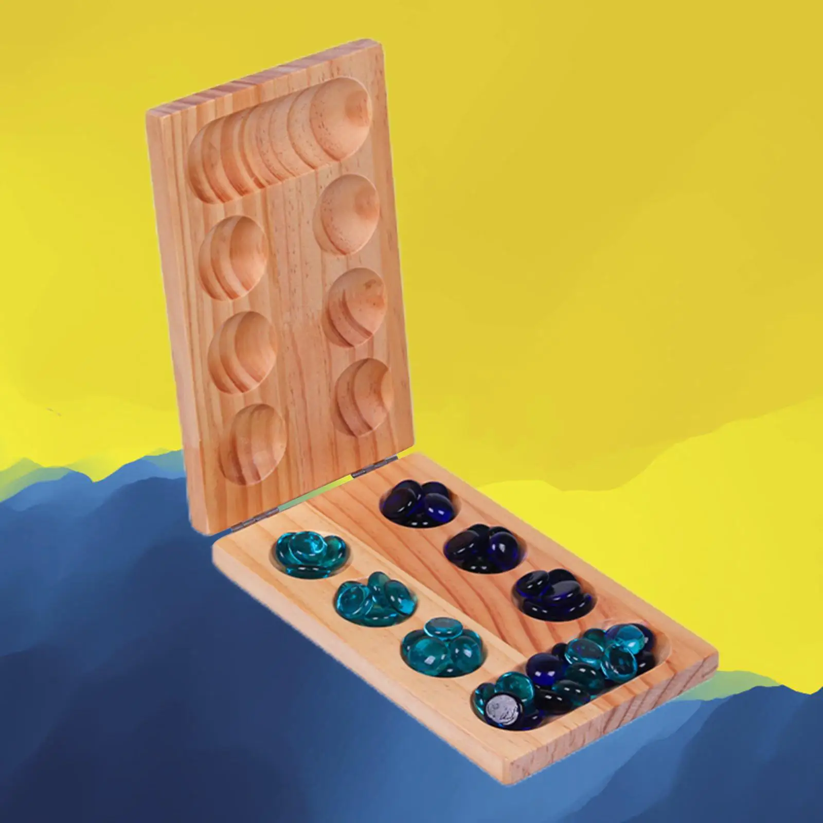 Novidade Mancala Jogo Criativo Africano Gem Xadrez Com 48 Pedras De Vidro  Casa Brinquedos Interativos Para Pais E Crianças Qx2d - Brinquedos  Matemáticos - AliExpress