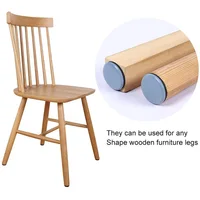20Pcs 16/19/22/25mm Table Chair Foot Sliders Round Furniture Legs Pads With Screw Cabinet Sofa Glides Floor Protectors Sliders 3