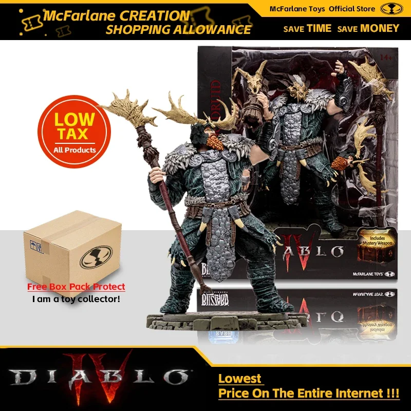 

Diablo IV Tornado Druid 1:12 Posed Figure Landslide Lightning Storm Druid Tornado Druid McFarlane Toy