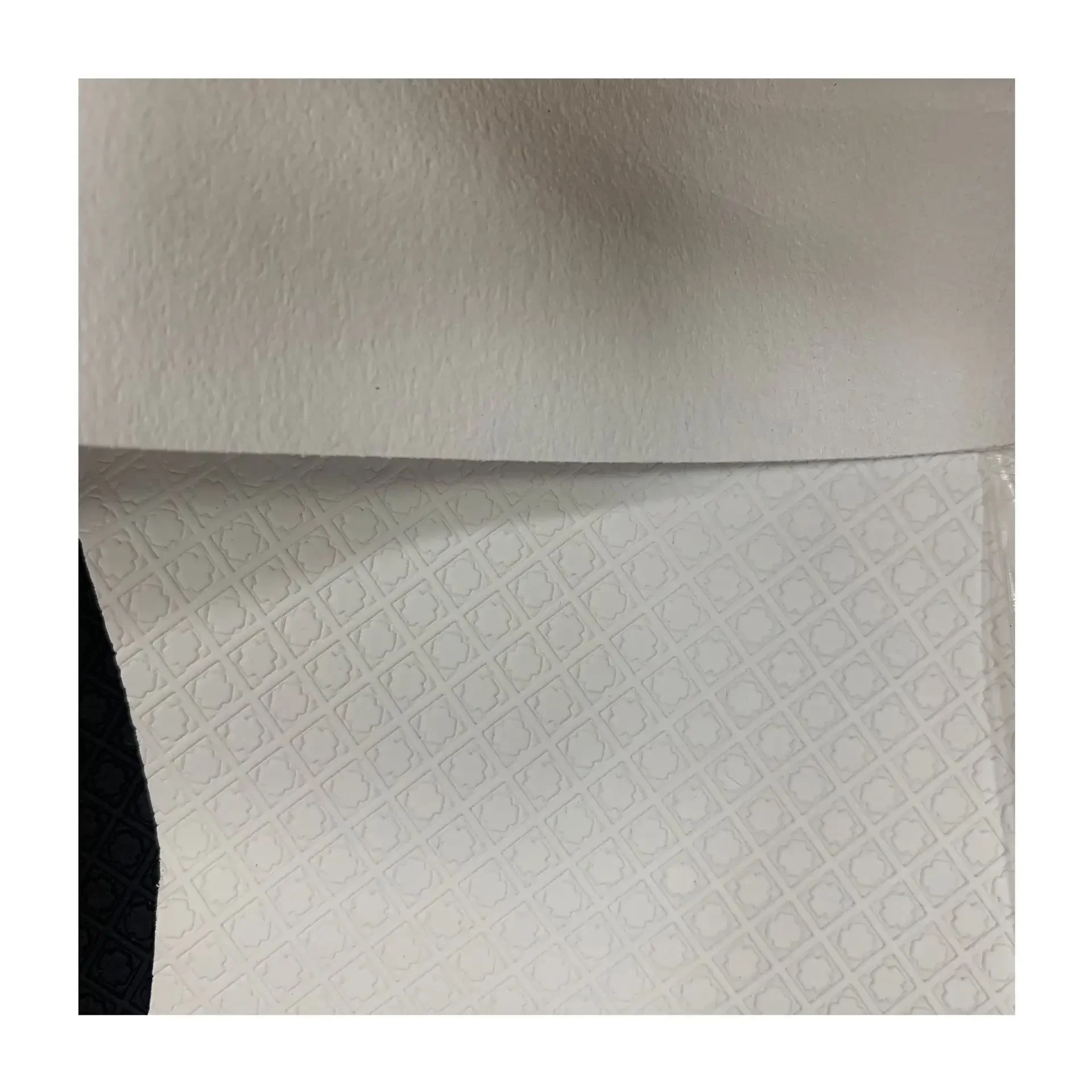 Breathable Anti-Slip PU Leather Sweat Absorbent Yoga Mat Badminton Racket Fishing Rod Sport Grip Leather Cross Pattern
