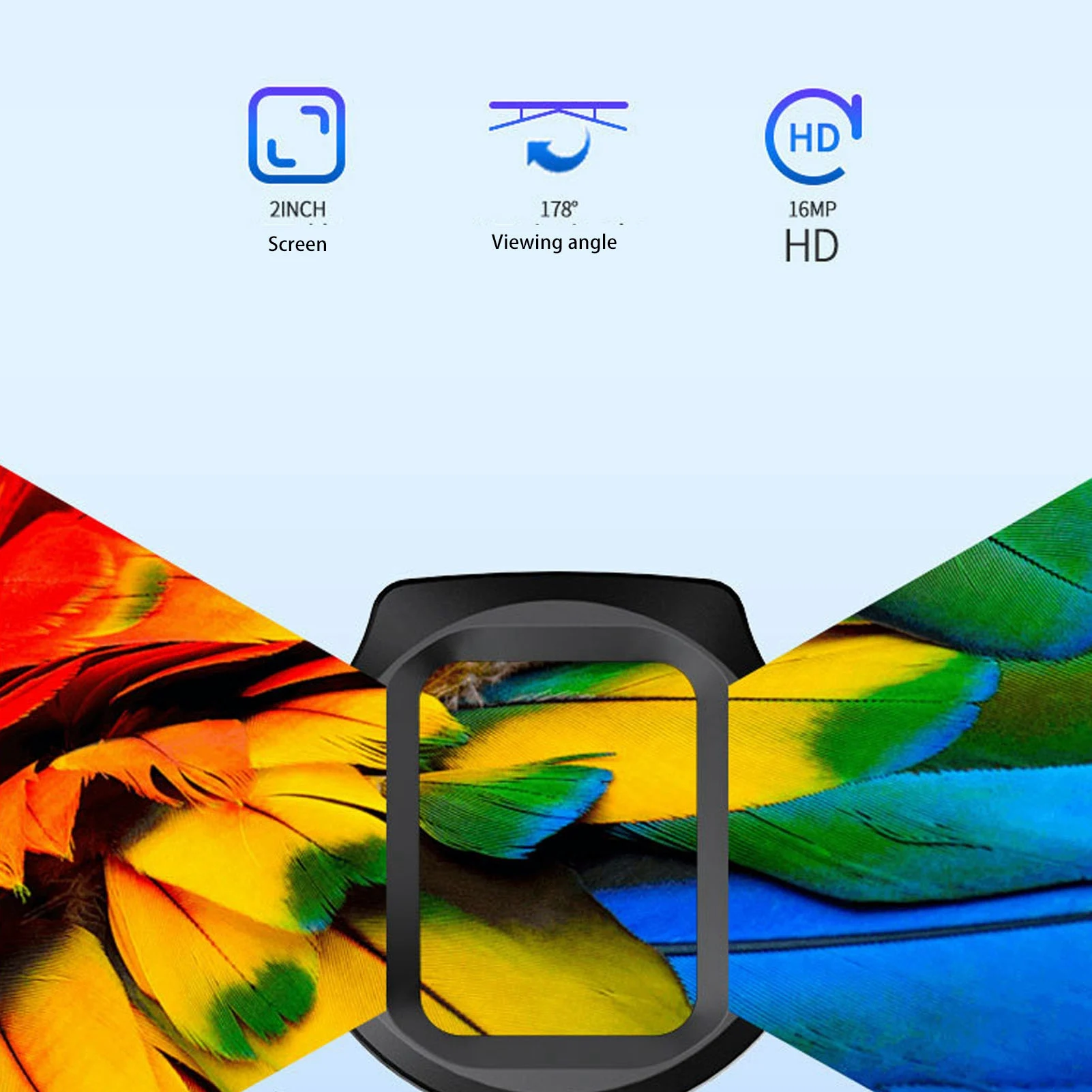 휴대용 디지털 돋보기 2.8인치 IPS 스크린 휴대용 2MP 1000X 확대경(조명 포함) 4개의 줌 버튼 12개 언어 지원