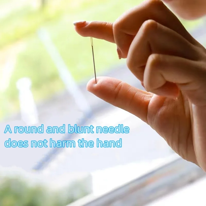 Cross stitch needles gold tail needle blunt embroidery needle cross stitch needlework tools home DIY sewing needles 30 PCS sewing needles