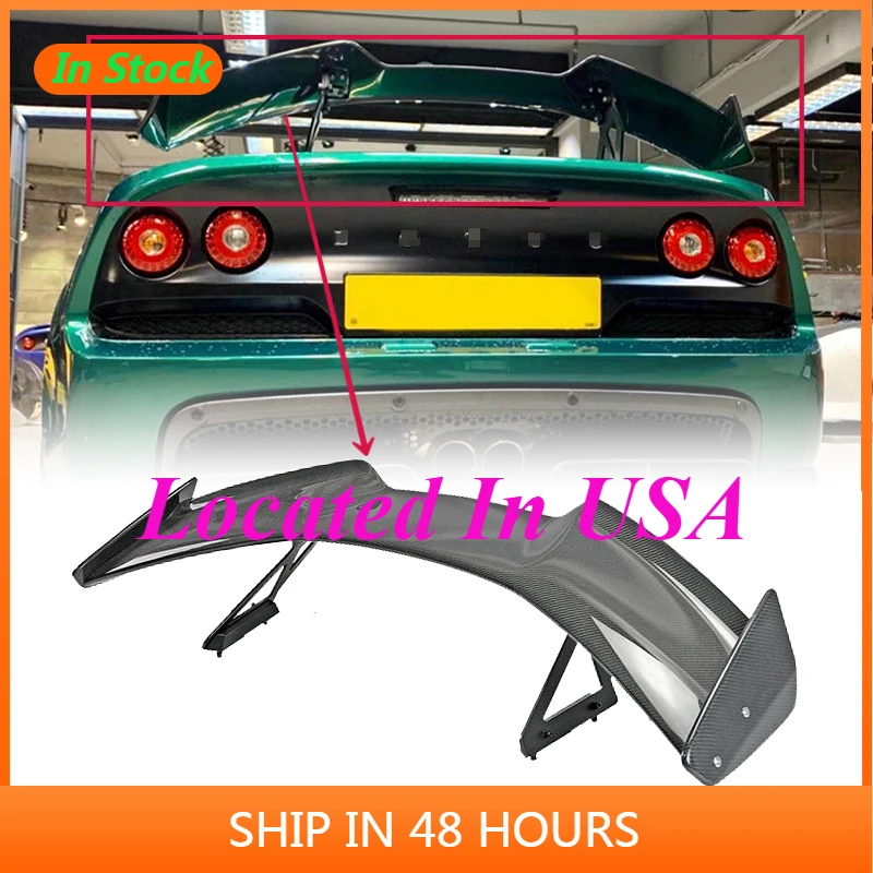 

For Lotus Exige S3 V6 Cup 380 Sport Style Rear Wing Carbon Fiber Rear Spoiler Glossy Finish Trunk Wing Bodykits Car Accessories