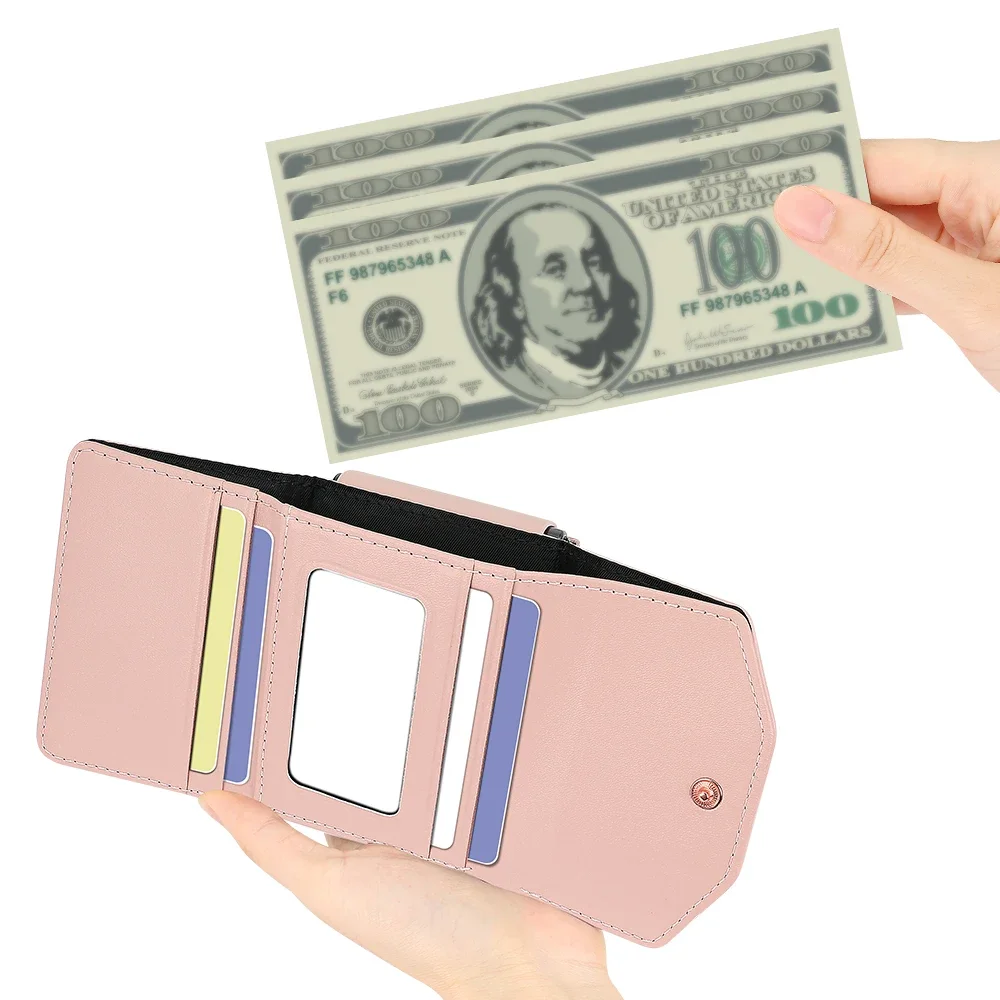 Δερμάτινη θήκη πορτοφολιού Crossbody Cards Solt για Samsung Galaxy Z Flip 6 5 4 3 5G Flip6 Flip5 με λουράκι και τριπλή αναδίπλωση Diamond Bag Cover_voghion.com