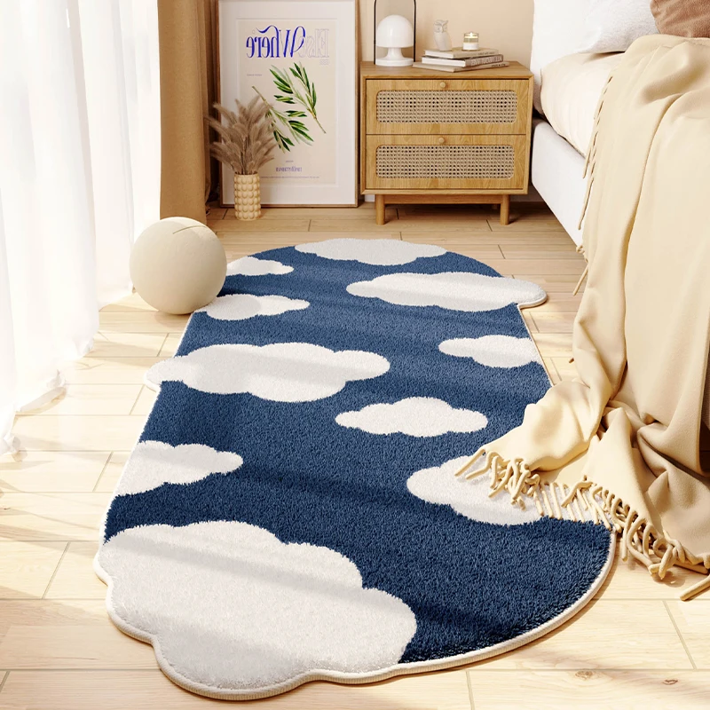 Shaped-Bedroom-Carpet-Comfortable-Soft-Modern-Home-Decoration ...