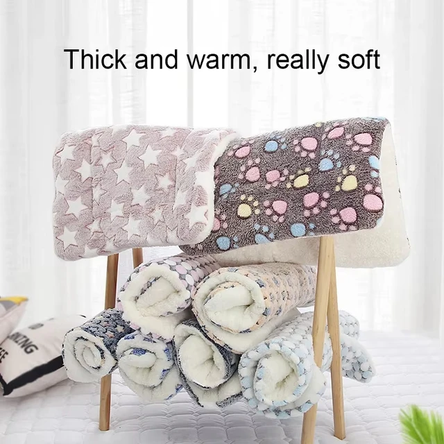 Flannel Pet Sleeping Mat Dog Bed Cat Litter Puppy Bed Dog Sofa Lovely Mattress Cushion for Small Large Dog Blanket Pet Supplies 6