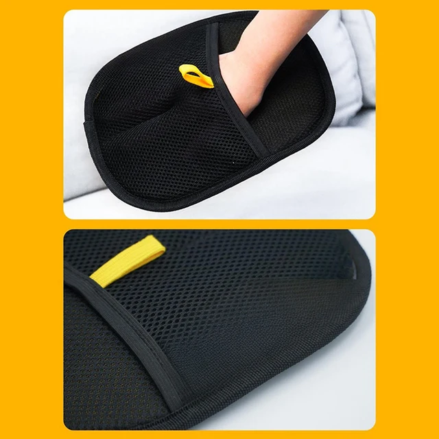 Pet Electrostatic Hair Removal Gloves Dog Cat Hair Removal Brush Gloves Hair Adhesive Gloves Carpet Clothing Hair Cleaning Brush 5