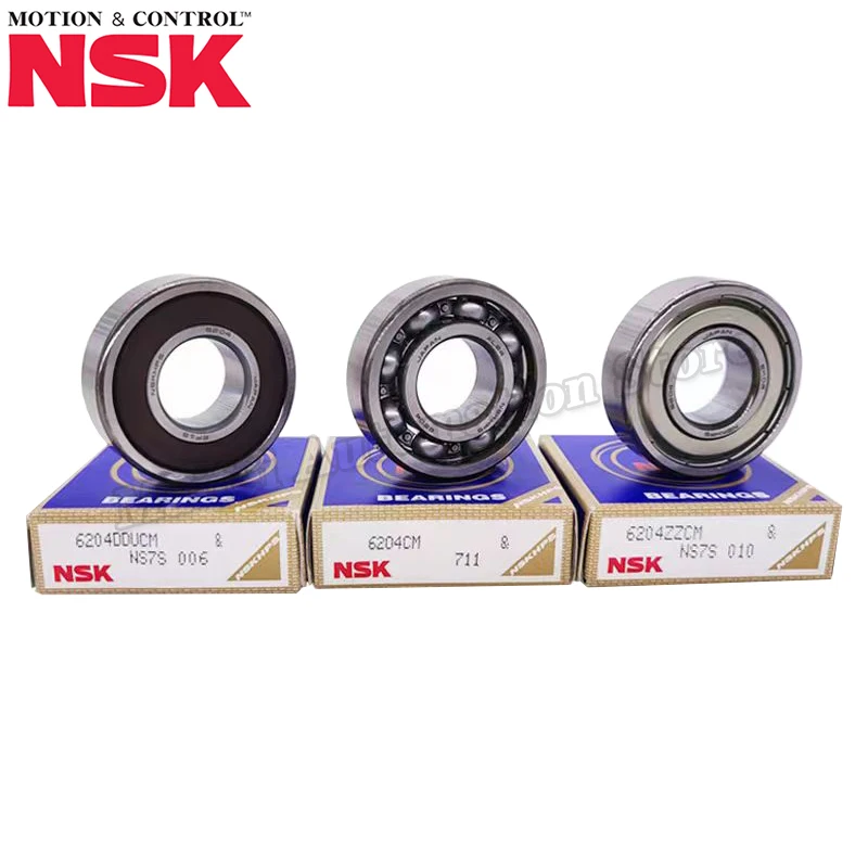 2 Stück Original NSK Lager 6206DDU 30x62x16 6207DDU 35x72x17 6208DDU 40x80x18 6209DDU 45x85x19 6210DDU 50x90x20 6211DDU 55x100x21 – Detail 2