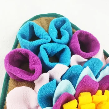 Dogs Snuffle Mat Pet Leak Food Anti Choking Mat Cat Dog Training Blanket Nose Work Toy Pet Slowing Feeding Intelligence Mat 3