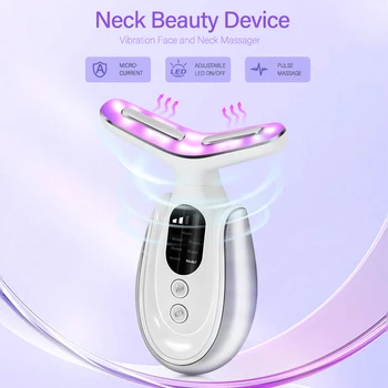 EMS Beauty Neck Instrument Microcurrent Face Neck Beauty Device LED Photon Reduce Double Chin Anti Wrinkle Tightening Neck Skin 1 EMS Beauty Neck Instrument Microcurrent Face Neck Beauty Device LED Photon Reduce Double Chin Anti Wrinkle Tightening Neck Skin 1