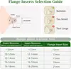 Breast Pump Accessories Silicone Flange Inserts 13/15/17/19/21mm For Breast pump Shield/Flanges Tunnel Down to Correct Size 3