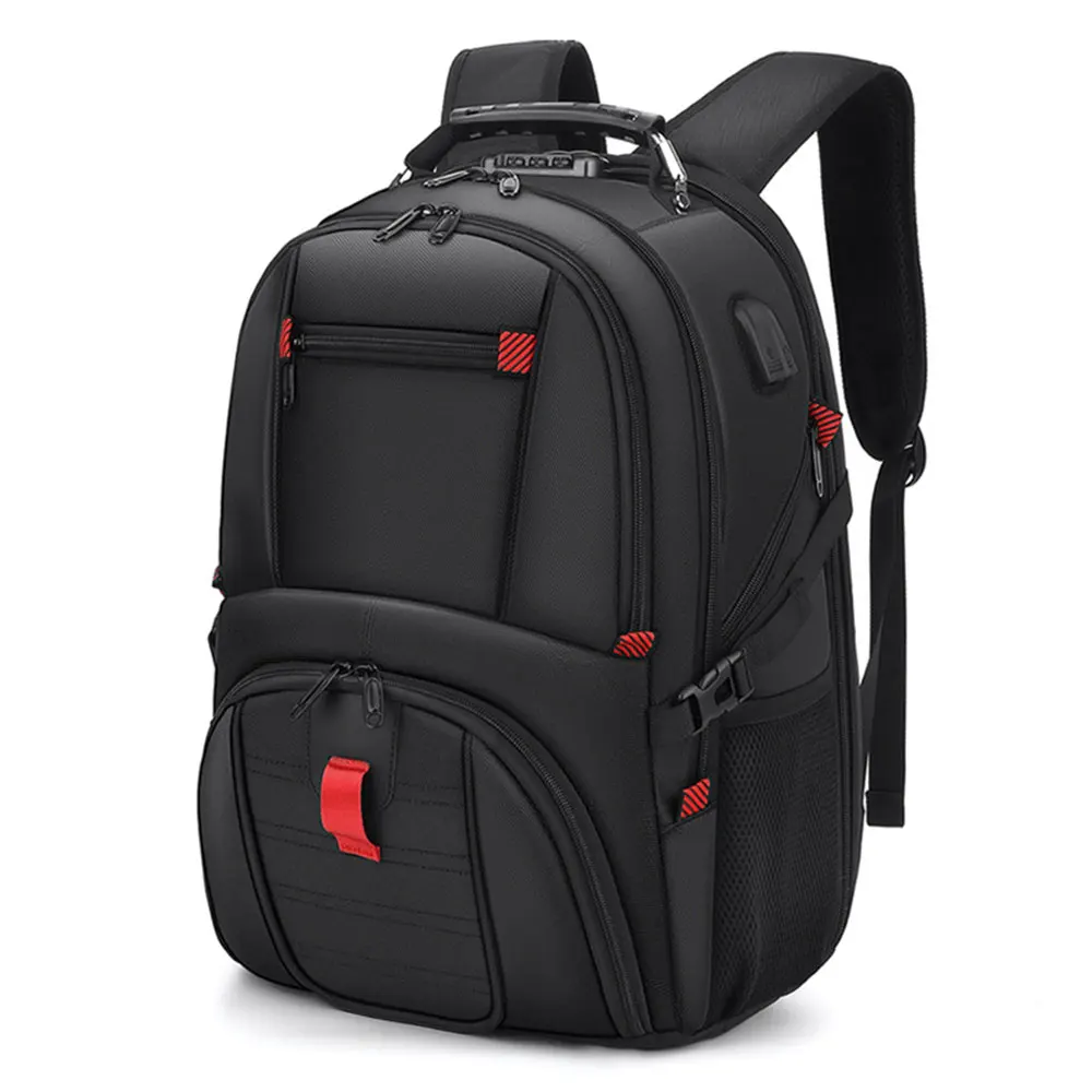 Men's Travel Backpack Large Capacity Multifunctional Business Trip Backpacks with USB Port 17.3" Laptop Bag for Man and Women 1