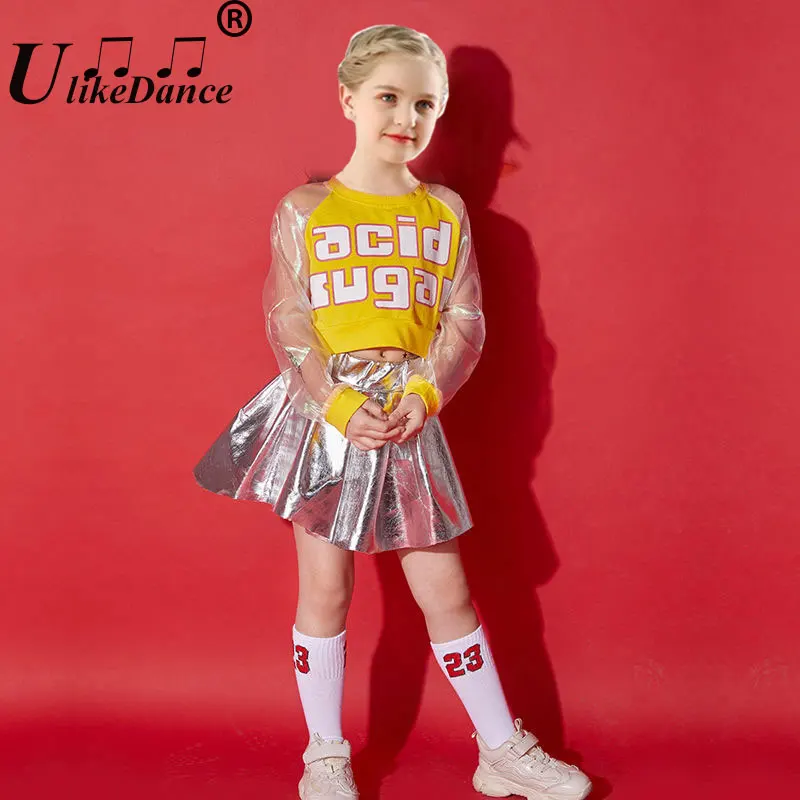 

Kids Jazz Dance Girls Costume Children Dance Costume Girl Stage Outfit Performance Costumes Kid Kpop Outfits Stage