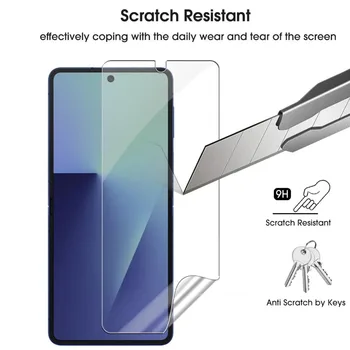 4 pellicole idrogel ultra trasparenti morbide progettate per Samsung Galaxy S26 S26+ S26 Ultra, protezioni per lo schermo con sblocco tramite impronta digitale