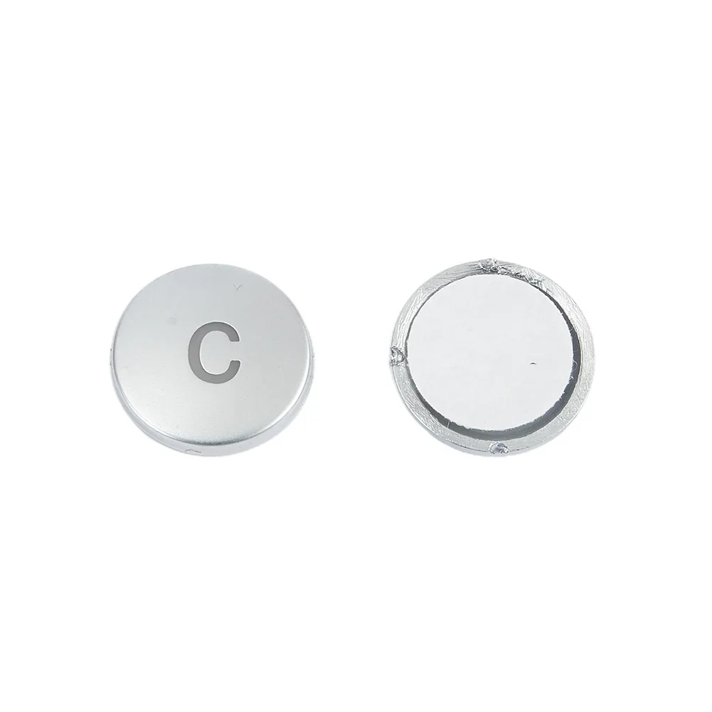 

1Set Car Silver ABS Air Conditioning CD Panel Button Decorative Sticker For Mercedes-Benz C Class W204 GLK X204 2007~2012