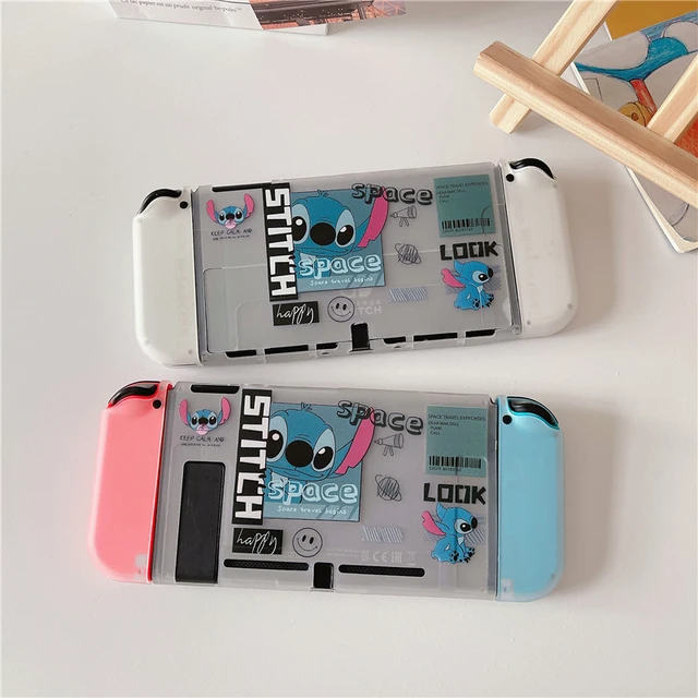 Disney Stitch Shockproof Protective Soft Shell Case Cover Skin for Nintendo  OLED Switch Accessories Dockable Case For NS Switch