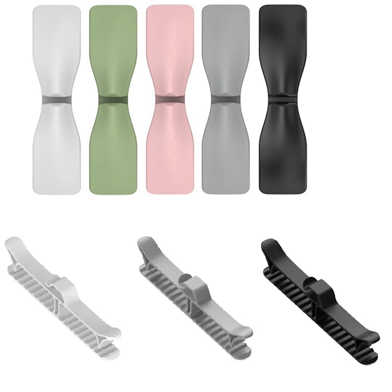 

ABSF Plug Wall Power Cord Wall Sticker Wire Clip Wire Finishing Storage Data Line Organizer Desktop Wire Clip
