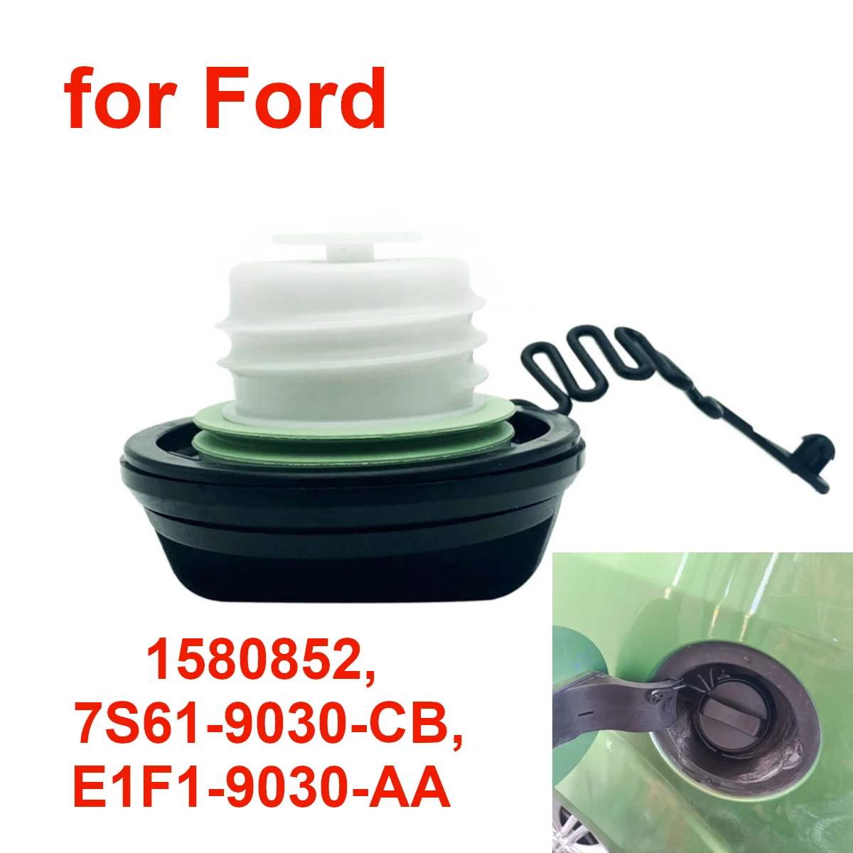 Fuel Tank Cap Fuel Cap 1580852 Car Petrol Diesel Fuel Tank Filler Cap for Ford Fiesta MK5 Transit Mondeo Fusion KA 7S61-9030-CB
