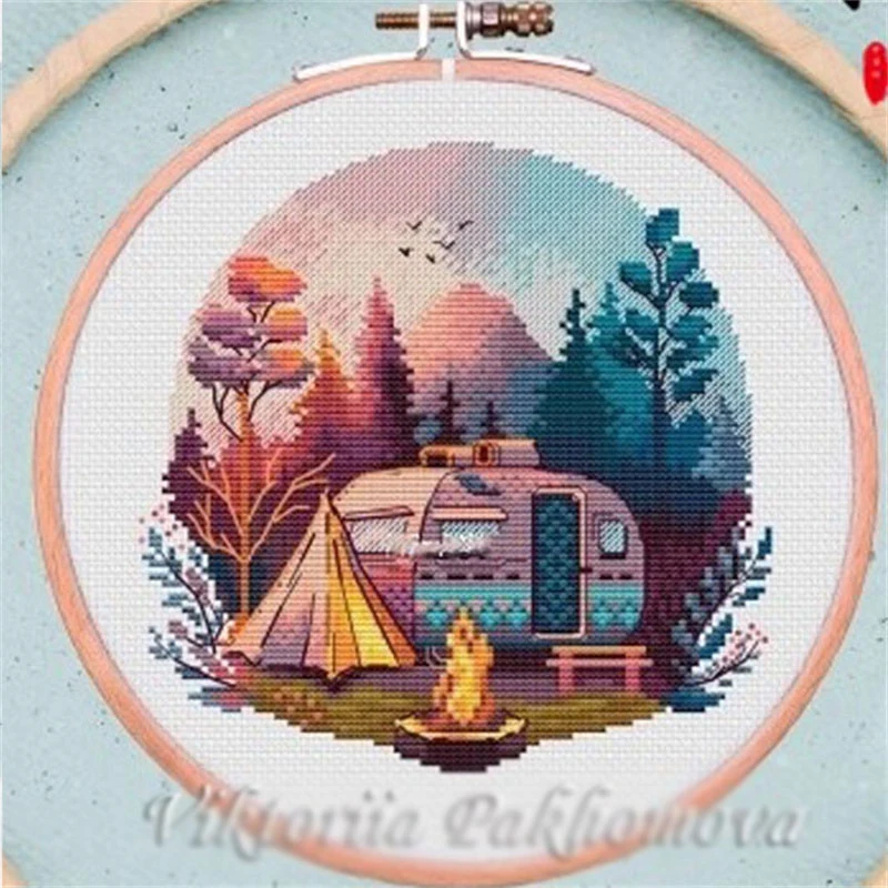 Cross Stitch Kits DIY Homefun Counted Cross-Stitching Set New Pattern