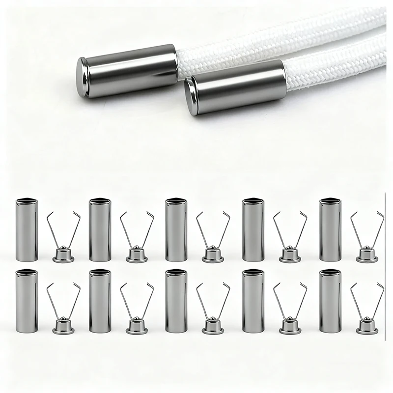 10pcs Heavy Duty Cord Locks Adjustable Metal Clips Secure Fastening thumbnail 5