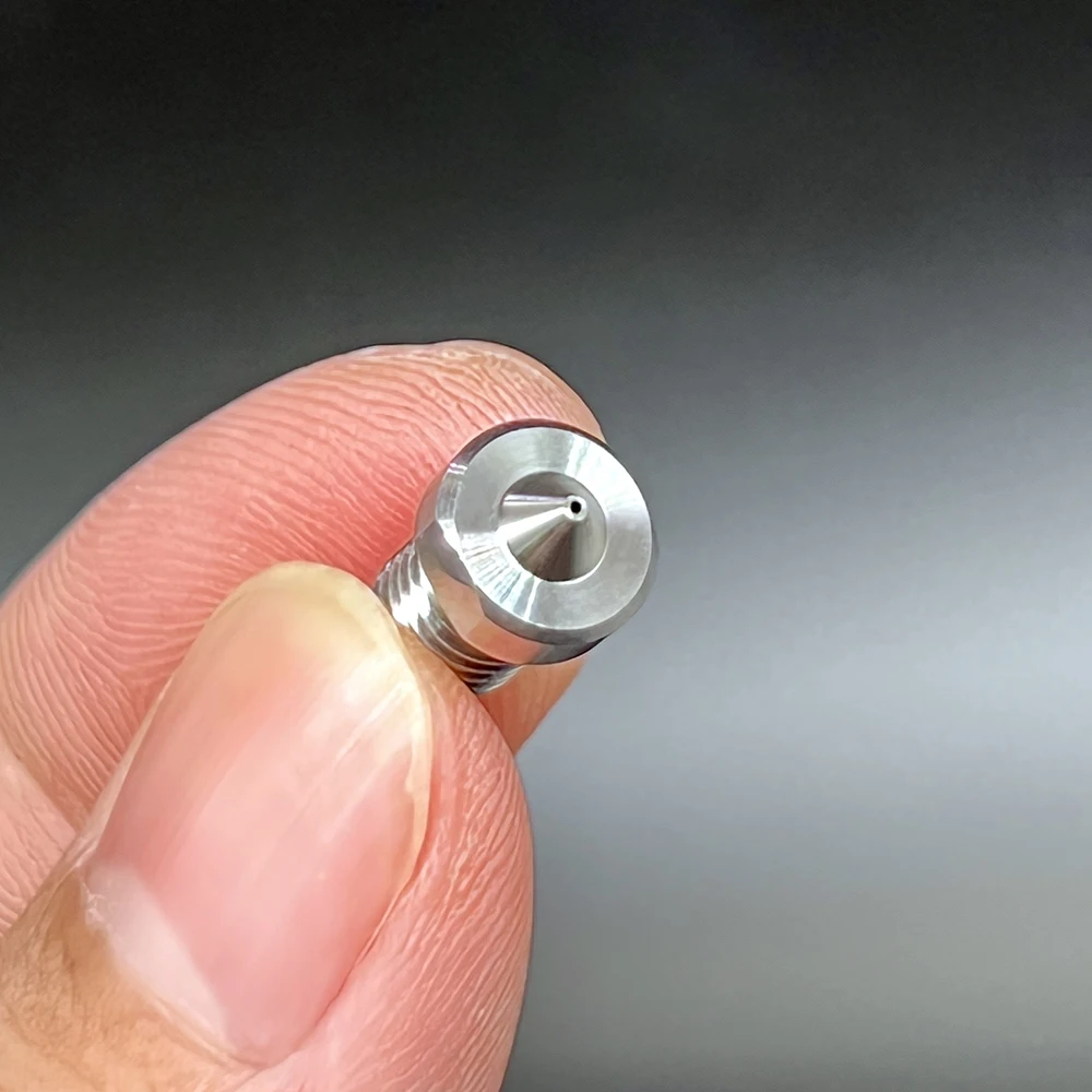 티타늄 합금 노즐 핫엔드 압출기, 고경도 금속 노즐, 3D 프린터 부품, E3D V6 스레드, 0.3mm, 0.4mm, 0.6mm, 0.8mm, 1.75mm