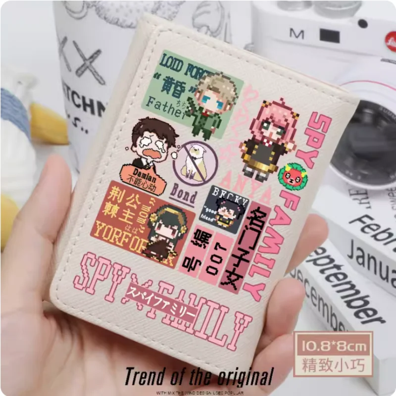 Anime Spy Family Yor Forger Anya Forger Fashion Wallets PU Purse Card Holder Hasp Money Bag Cosplay Gift B216